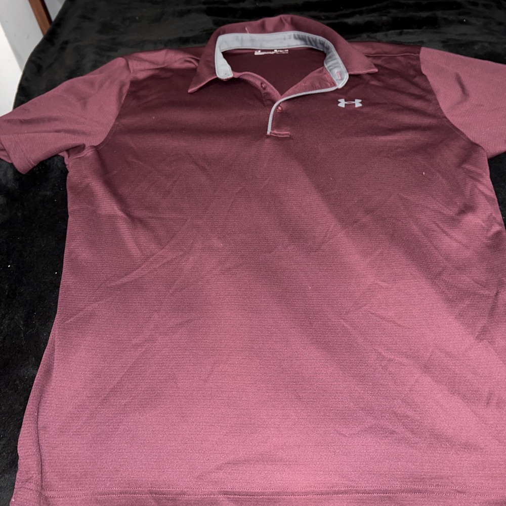 Men’s Under Armor polo XL Maroon
